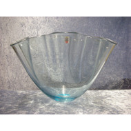 Unika glas, Laguna Foldevase, Aqua, 23.5x36.5x23 cm Holmegaard