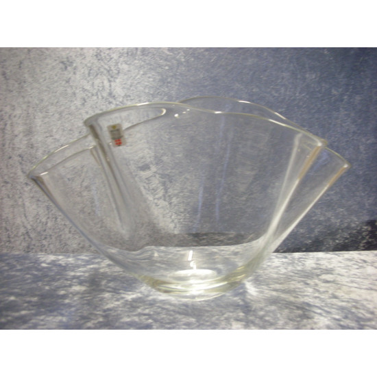 Unique glass, Laguna Folding Vase, Clear glass, 21x34.5x19 cm Holmegaard