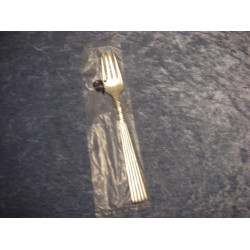 Plissé silver plated, Lunch fork, New, 17.5 cm