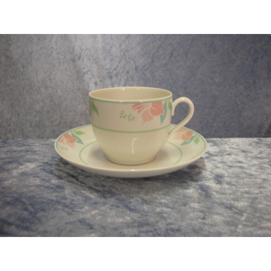 Fleur Rosa, Coffee cup set no 102+305, 6x7 cm, Factory first, B&G