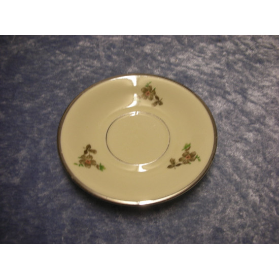 Green Vallo china, Saucer for coffee cup, 13 cm, Kpm-2