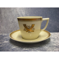 Guldhorn porcelain, Morning cup set no 9727, 8x9.5 cm, RC