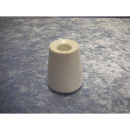 White form, Candle stick no 7354, 7.5x4.2 cm, Factory first, B&G