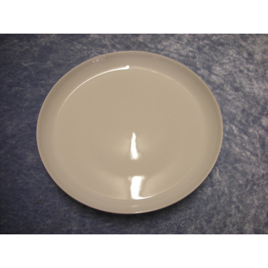 White form, Flat Lunch plate no 326, 21.5 cm, Factory first, B&G