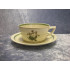 Quaking grass, Tea cup set no 9536, 4.8x9.8 cm, Factory first+second, RC