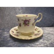 Sweet Violets, Coffee cup set, 6.8x7.3 cm, Royal Albert