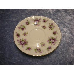 Sweet Violets, Saucer for coffee cup, 12.5 cm, Royal Albert