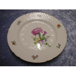Saxon Flower Hand painted, Flat Cake plate, 24.2 cm, Factory first, B&G