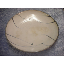 Kähler, Dish grey large, 6.5x39.5 cm