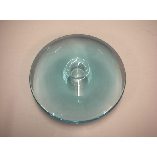 Diskos, Candle stick light blue, 3.5x15 cm, Holmegaard