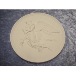 Bisquit relief / plate, Night, 15 cm, Royal Copenhagen