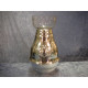 Sølvplet Vase med glasindsats stor, 31 cm