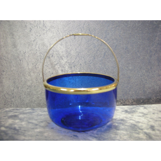 Sugar bowl blue, 8x12 cm without handle