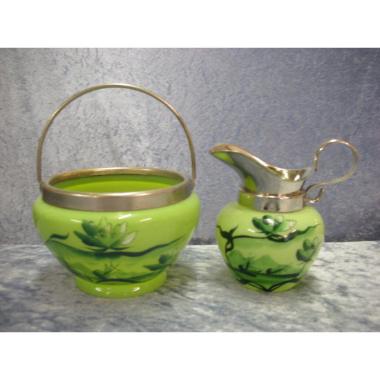 Sugar and Cream set light green, 7.5x11.5 cm without handle