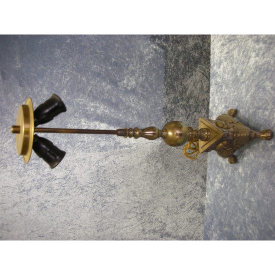 Bronze Lampe på 3 ben, 62 cm