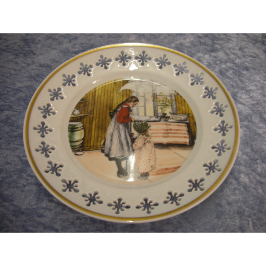 Carl Larsson plate no 724, The Kitchen, 21.8 cm, RC/ B&G