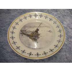 Carl Larsson plate no 8732, Fishery, 21.8 cm, RC/ B&G