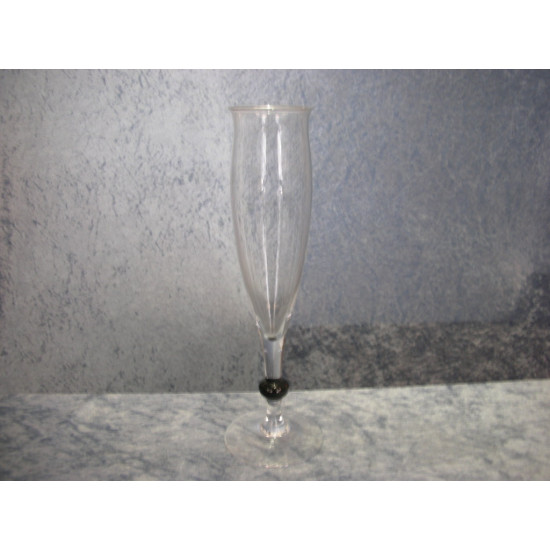 Unika glas, Michael Bang, Champagneglas / Vase, 25.5x5.5 cm, Holmegaard