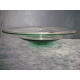 Unique glass, Torben Jorgensen, Bowl / Dish green, 9.5x43 cm, Holmegaard