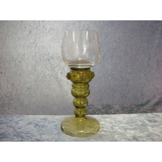 Roemer glass, Wine glass with 4 buds,18.2x5.7 cm