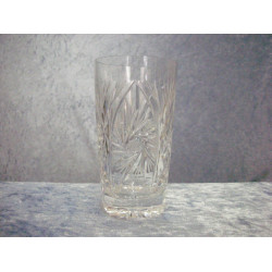 Bohemian glass, Water glass clear, 12.5x6.5 cm