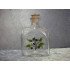 Flora Karaffel / Brændevins flaske, 16x11x5.5 cm, Holmegaard