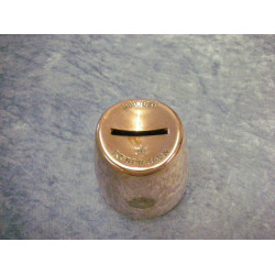 Bikuben copper / brass Money Box. 7.5x7 cm