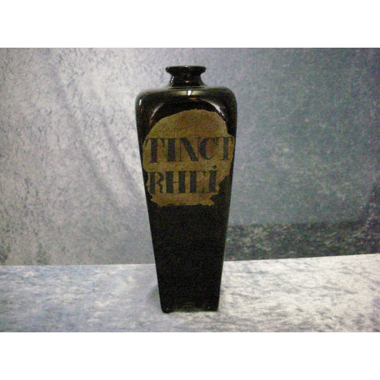 Pharmacy bottle / Pharmacy glass 1983, Tinct Rhei, 21 cm, Holmegaard