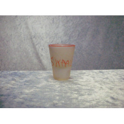 Canteen glass frosted Snaps, 5.5x4 cm, Holmegaard