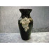Vase med tin dekoration lilla, 24x9 cm, Holmegaard