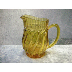 Glass jug orange, 14x13.5x8.5 cm, Funen