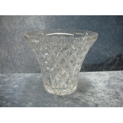Crystal Vase, 16x19.5 cm
