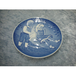 Children's Day annual plate no 9802, 1986, 13 cm, Factory first, Bing & Grondahl