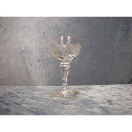 Christiansborg glass, Schnaps, 9x4.8 cm, Holmegaard