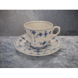 Blue Fluted, Coffee cup set, 6.3x7.5 cm, HK Import