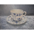 Blue Fluted, Coffee cup set, 6.3x7.5 cm, HK Import