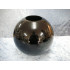 Pure glass, Ball Vase black, 14x15 cm, Holmegaard