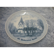 Church Plate, Old Haderslev Church, 18 cm, Factory first, Bing & Grondahl