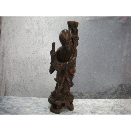 Figure / Lamp base of wood, 36 cm