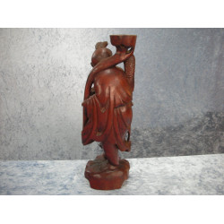 Figure / Lamp base of wood, 30.5 cm
