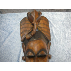 Afrikansk ? Maske af træ, 50x22 cm