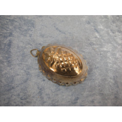 Copper Cooking form oval, 4x9x6.5 cm