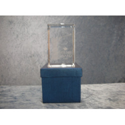 Glaspuster i æske, 8x5x5 cm, Holmegaard
