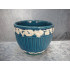 Flowerpot blue with white, 13.5x17 cm, Italy