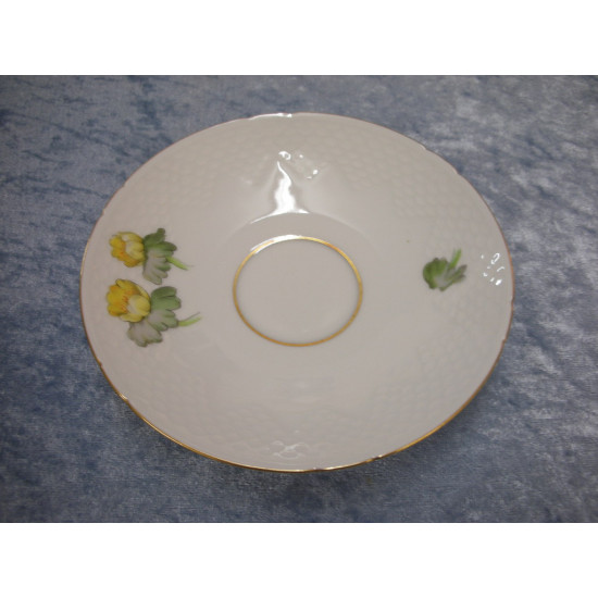 Winter aconite, Saucer for Tea cup no 108+473, 15 cm, Factory first, B&G-1