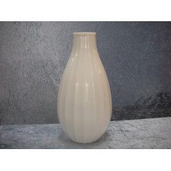 White opaline Vase, 24x4.5 cm