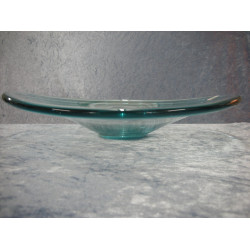 Selandia glass Dish aqua, 6.5x34.5 cm, Holmegaard