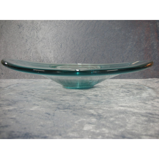 Selandia glass Dish aqua, 6.5x34.5 cm, Holmegaard
