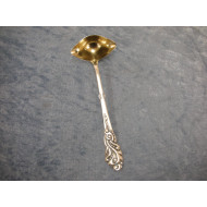 Tang sølvplet, Flødeske med guld i laf, 13 cm