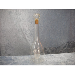 Carafe with grapes clear glass, 31.5 cm